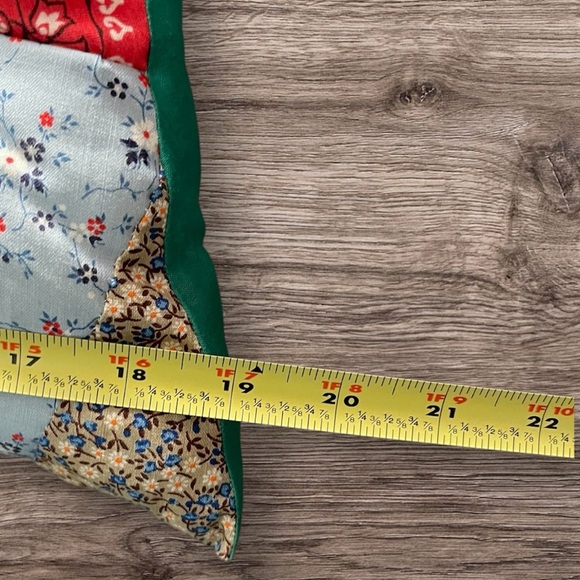 Vintage 70s 80s Christmas Tree Quilted Wall Hanging Holiday Decor - Picture 5 of 8